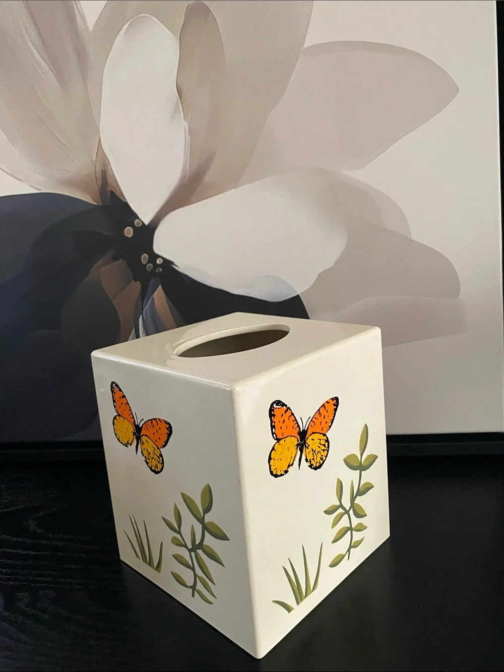 Vintage 80’s Tissue Box